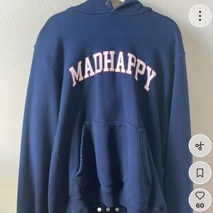 Madhappy Navy Varsity Collection Hoodie